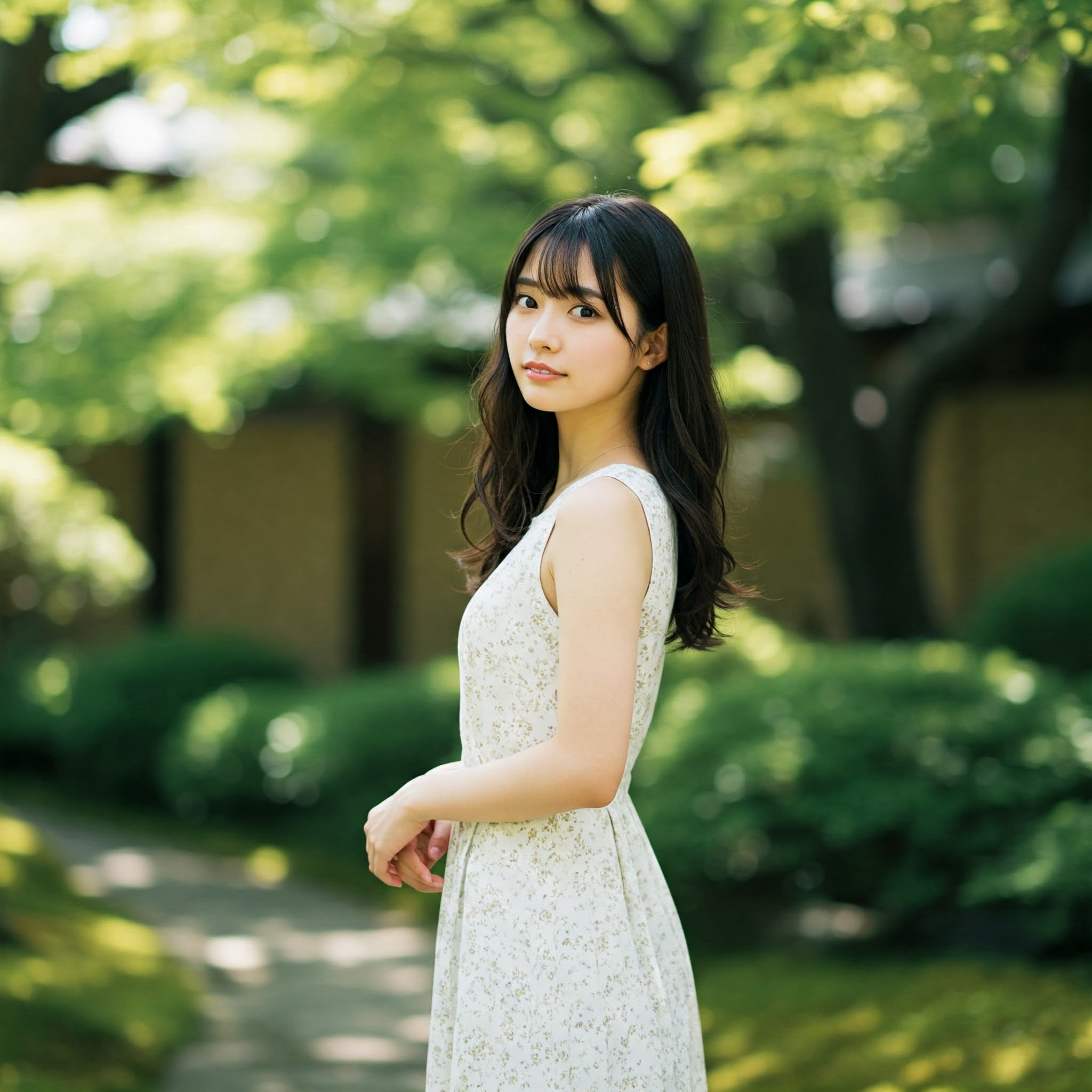 スリムな女性