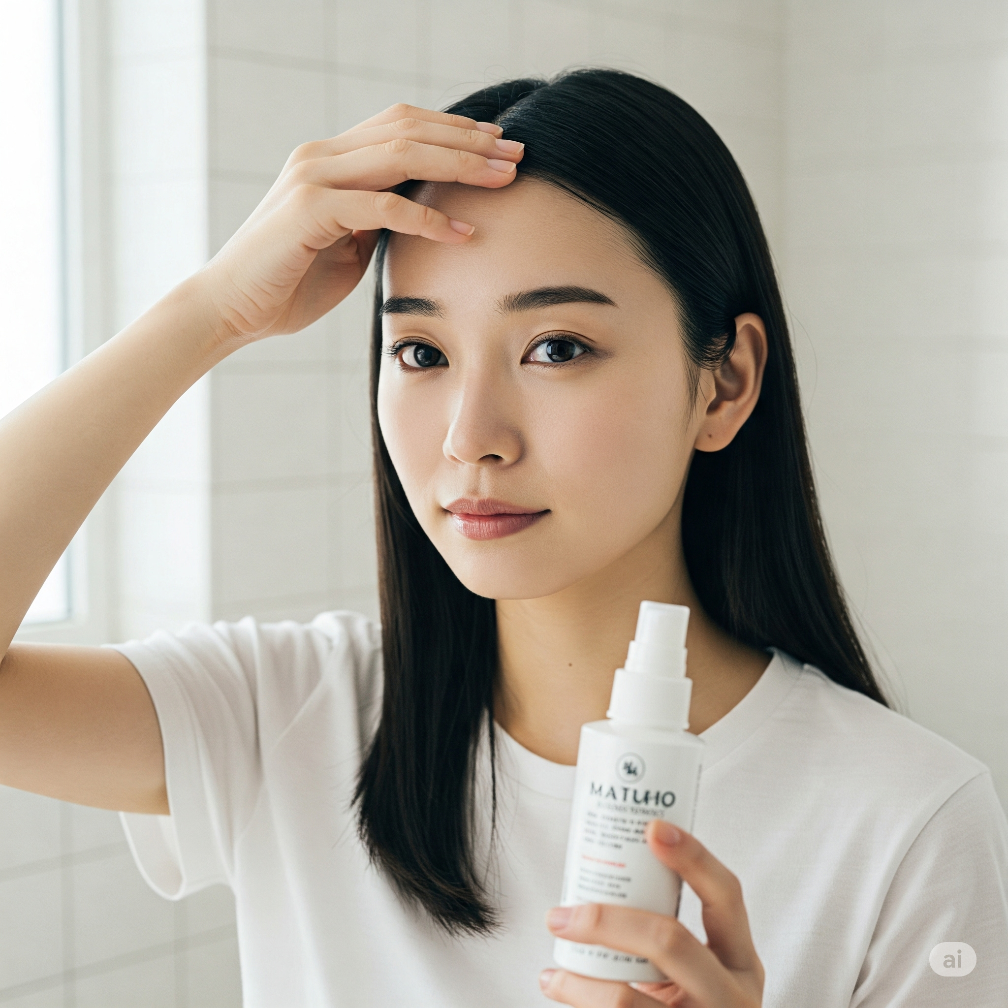 ニューモ ニュー Zを使っている女性