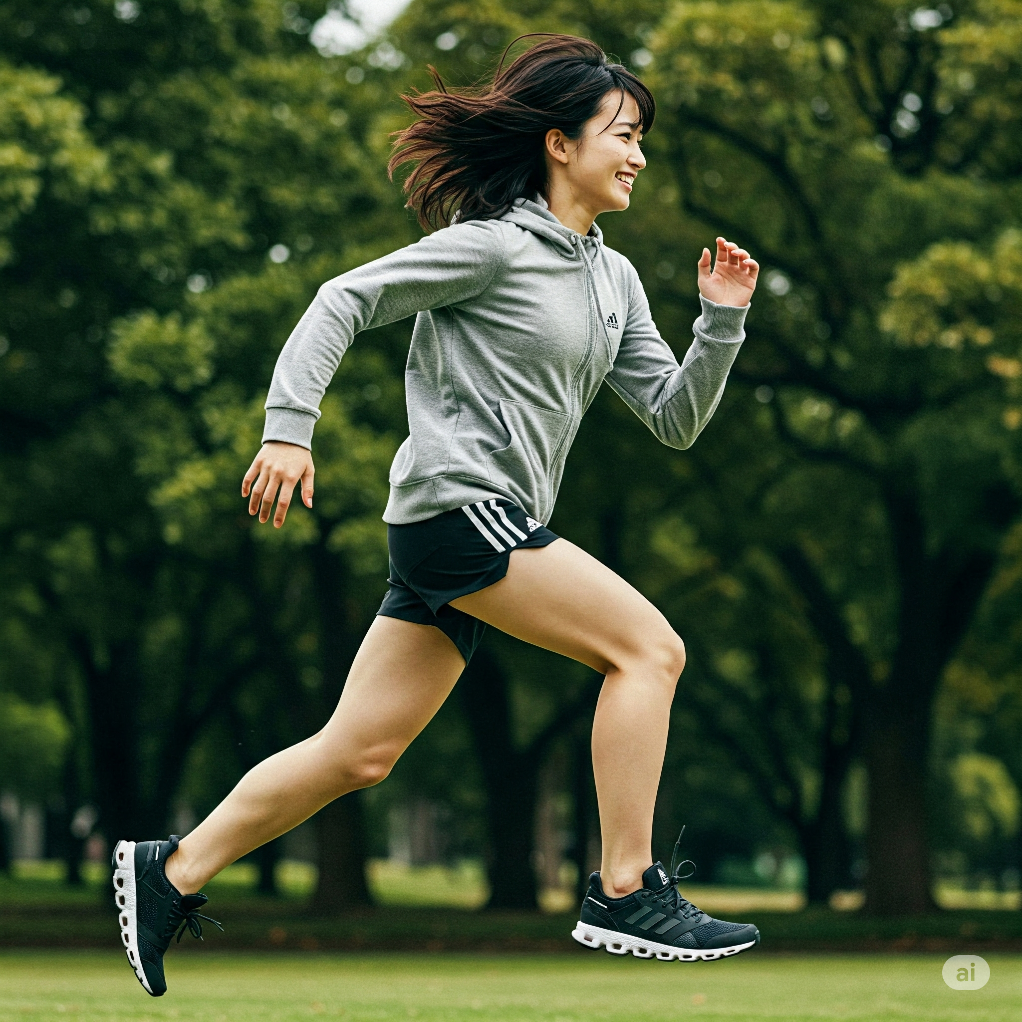 クラウドモンスター2でランニングする女性